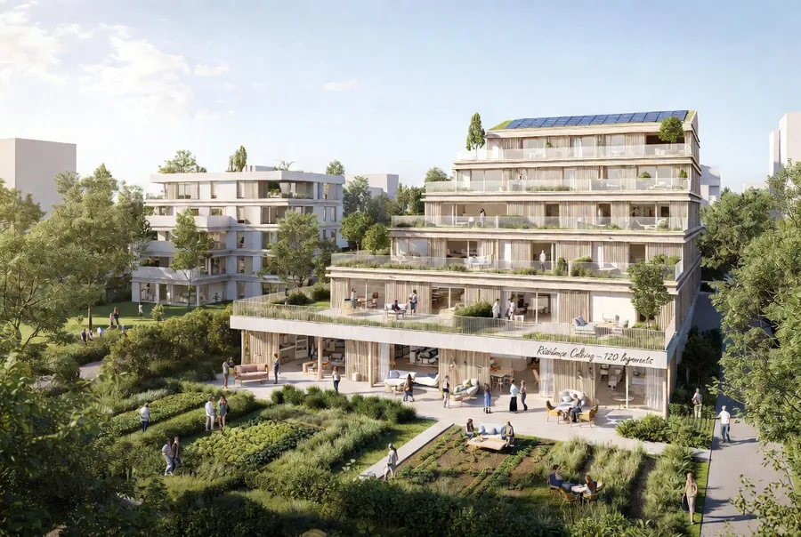 Résidence coliving intergénérationnelle — SPI Promotion