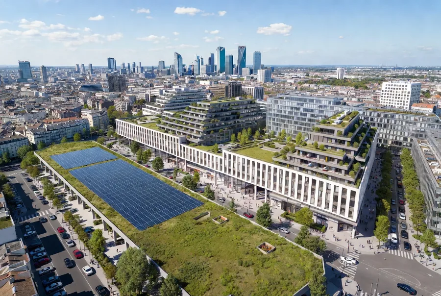 Programme mixte Nanterre logements commerces parkings — SPI Promotion